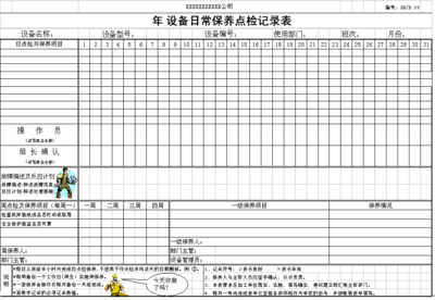 設(shè)備保養(yǎng)維護(hù)管理軟件記錄